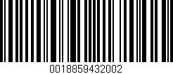 Código de barras (EAN, GTIN, SKU, ISBN): '0018859432002'