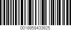 Código de barras (EAN, GTIN, SKU, ISBN): '0018859433825'