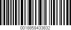 Código de barras (EAN, GTIN, SKU, ISBN): '0018859433832'