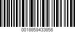 Código de barras (EAN, GTIN, SKU, ISBN): '0018859433856'