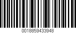 Código de barras (EAN, GTIN, SKU, ISBN): '0018859433948'