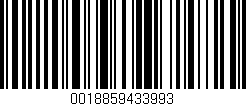 Código de barras (EAN, GTIN, SKU, ISBN): '0018859433993'