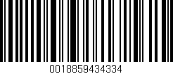 Código de barras (EAN, GTIN, SKU, ISBN): '0018859434334'