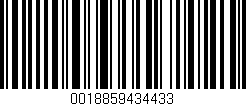 Código de barras (EAN, GTIN, SKU, ISBN): '0018859434433'
