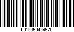 Código de barras (EAN, GTIN, SKU, ISBN): '0018859434570'