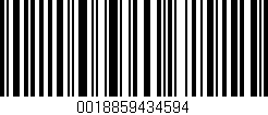 Código de barras (EAN, GTIN, SKU, ISBN): '0018859434594'