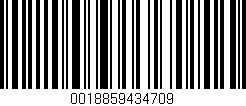 Código de barras (EAN, GTIN, SKU, ISBN): '0018859434709'