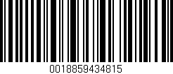 Código de barras (EAN, GTIN, SKU, ISBN): '0018859434815'