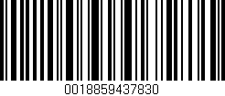 Código de barras (EAN, GTIN, SKU, ISBN): '0018859437830'