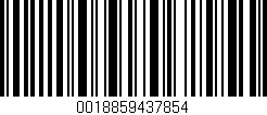 Código de barras (EAN, GTIN, SKU, ISBN): '0018859437854'