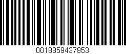 Código de barras (EAN, GTIN, SKU, ISBN): '0018859437953'