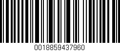 Código de barras (EAN, GTIN, SKU, ISBN): '0018859437960'