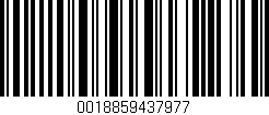 Código de barras (EAN, GTIN, SKU, ISBN): '0018859437977'