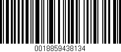 Código de barras (EAN, GTIN, SKU, ISBN): '0018859438134'