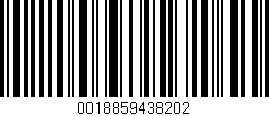 Código de barras (EAN, GTIN, SKU, ISBN): '0018859438202'