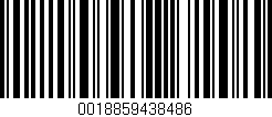 Código de barras (EAN, GTIN, SKU, ISBN): '0018859438486'