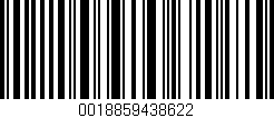 Código de barras (EAN, GTIN, SKU, ISBN): '0018859438622'