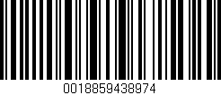 Código de barras (EAN, GTIN, SKU, ISBN): '0018859438974'