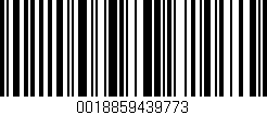 Código de barras (EAN, GTIN, SKU, ISBN): '0018859439773'