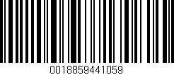 Código de barras (EAN, GTIN, SKU, ISBN): '0018859441059'