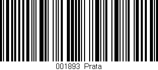 Código de barras (EAN, GTIN, SKU, ISBN): '001893|Prata'