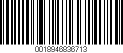 Código de barras (EAN, GTIN, SKU, ISBN): '0018946836713'