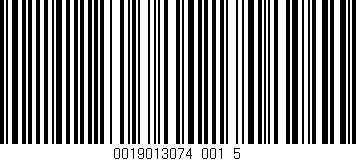 Código de barras (EAN, GTIN, SKU, ISBN): '0019013074_001_5'