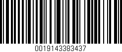 Código de barras (EAN, GTIN, SKU, ISBN): '0019143383437'