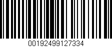 Código de barras (EAN, GTIN, SKU, ISBN): '00192499127334'