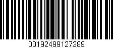 Código de barras (EAN, GTIN, SKU, ISBN): '00192499127389'