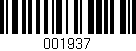 Código de barras (EAN, GTIN, SKU, ISBN): '001937'