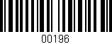 Código de barras (EAN, GTIN, SKU, ISBN): '00196'
