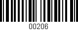 Código de barras (EAN, GTIN, SKU, ISBN): '00206'