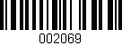 Código de barras (EAN, GTIN, SKU, ISBN): '002069'