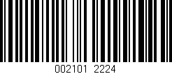Código de barras (EAN, GTIN, SKU, ISBN): '002101|2224'