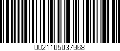 Código de barras (EAN, GTIN, SKU, ISBN): '0021105037968'