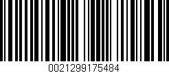 Código de barras (EAN, GTIN, SKU, ISBN): '0021299175484'