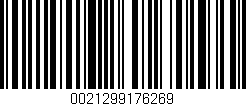 Código de barras (EAN, GTIN, SKU, ISBN): '0021299176269'