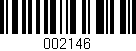 Código de barras (EAN, GTIN, SKU, ISBN): '002146'