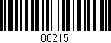 Código de barras (EAN, GTIN, SKU, ISBN): '00215'