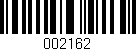 Código de barras (EAN, GTIN, SKU, ISBN): '002162'