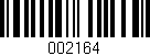 Código de barras (EAN, GTIN, SKU, ISBN): '002164'