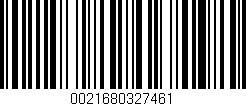Código de barras (EAN, GTIN, SKU, ISBN): '0021680327461'