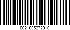 Código de barras (EAN, GTIN, SKU, ISBN): '0021885272818'