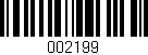 Código de barras (EAN, GTIN, SKU, ISBN): '002199'
