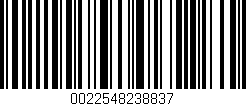 Código de barras (EAN, GTIN, SKU, ISBN): '0022548238837'