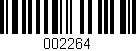 Código de barras (EAN, GTIN, SKU, ISBN): '002264'