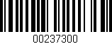 Código de barras (EAN, GTIN, SKU, ISBN): '00237300'