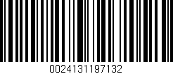 Código de barras (EAN, GTIN, SKU, ISBN): '0024131197132'