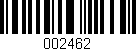 Código de barras (EAN, GTIN, SKU, ISBN): '002462'